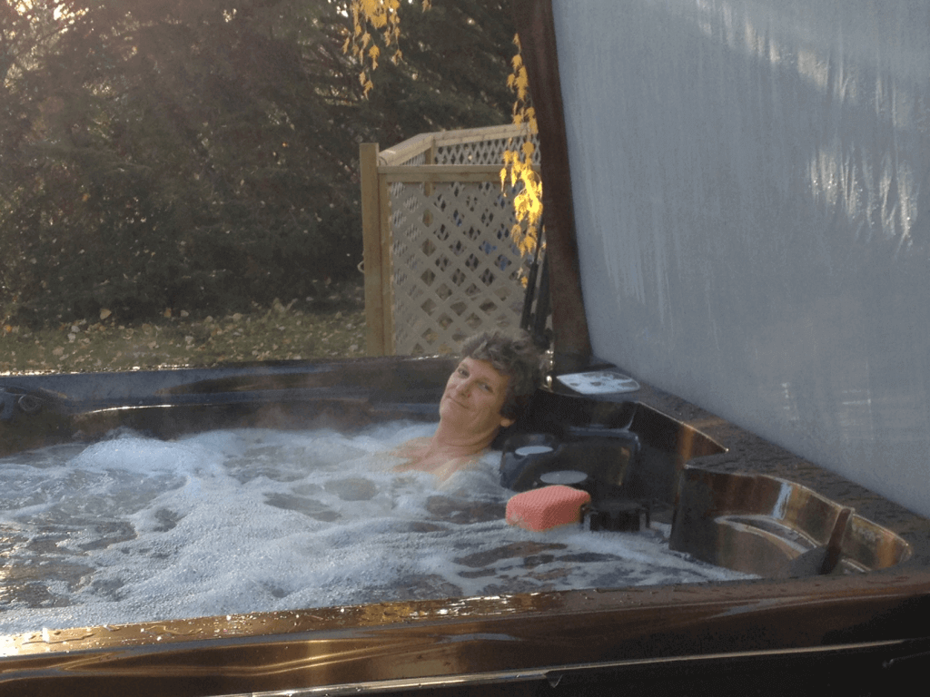 Andy in HotTub